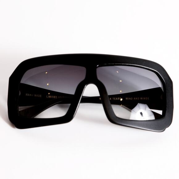 MONACLE ORDER BLOOD & TEARS Limited Edition Black Framed Shield Sunglasses main image 5